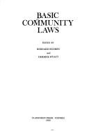 Cover of: Basic community laws