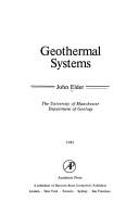 Cover of: Geothermal systems