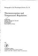 Cover of: Thermoreception and temperature regulation