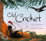 Cover of: Old Cricket by Lisa Wheeler