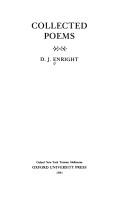 Cover of: Collected poems by D. J. Enright