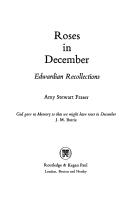 Cover of: Roses in December: Edwardian recollections