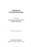 Cover of: Foundations for microstrip circuit design