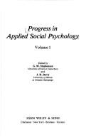 Cover of: Progress in applied social psychology