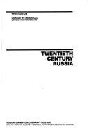 Cover of: Twentieth century Russia by Donald W. Treadgold