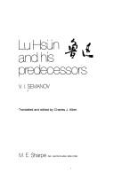 Cover of: Lu Hsün and his predecessors