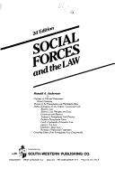 Cover of: Social forces and the law by Anderson, Ronald Aberdeen