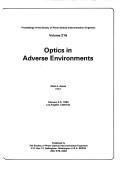 Cover of: Optics in adverse environments | 