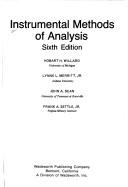 Cover of: Instrumental methods of analysis by Hobart H. Willard ... [et al.].