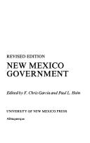 Cover of: New Mexico government