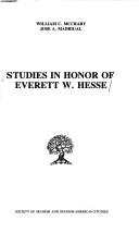 Cover of: Studies in honor of Everett W. Hesse