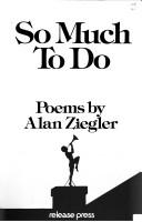 Cover of: So much to do: poems