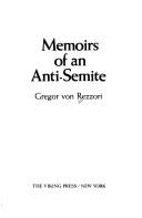 Cover of: Memoirs of an Anti-Semite.