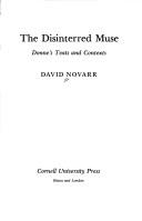Cover of: The disinterred muse by David Novarr