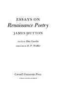 Cover of: Essays on Renaissance poetry