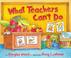 Cover of: What teachers can't do