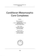 Cover of: Cordilleran metamorphic core complexes by edited by Max D. Crittenden, Jr., Peter J. Coney, George H. Davis.