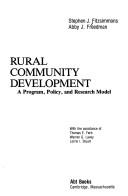 Cover of: Rural community development: a program, policy, and research model