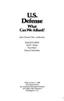 U.S. defense, what can we afford?