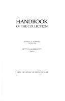 Cover of: Handbook of the collection