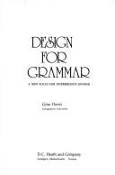 Cover of: Design for grammar by Gino Parisi