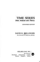 Cover of: Time series by David R. Brillinger