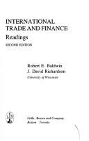 Cover of: International trade and finance: readings
