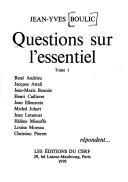 Cover of: Questions sur l'essentiel