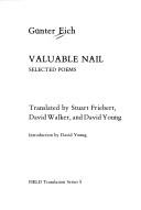 Cover of: Valuable nail: selected poems