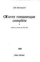 Cover of: Œuvre romanesque complète