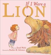 Cover of: If I were a lion by Sarah Weeks