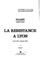 Cover of: La Résistance à Lyon