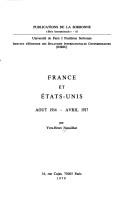 Cover of: France et Etats-Unis by Yves Henri Nouailhat