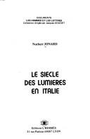 Le siècle des lumières en Italie by Norbert Jonard