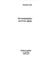 Cover of: Les aventuriers au XVIIIe siècle