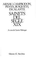 Cover of: Sainets del segle XIX