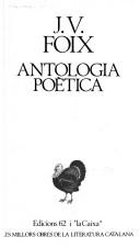 Cover of: Antologia poètica by J. V. Foix
