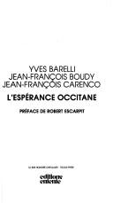 Cover of: espérance occitane