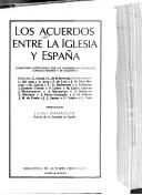 Cover of: Los Acuerdos entre la Iglesia y España: comentario