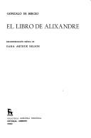 Cover of: El Libro de Alixandre