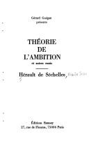 Cover of: Théorie de l'ambition et autres essais