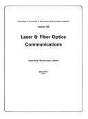 Cover of: Laser & fiber optics communications, August 28-29, 1978, San Diego, California