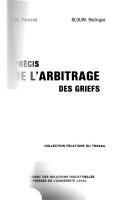 Cover of: Précis del'arbitrage des griefs by Fernand Morin