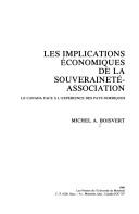 Cover of: Les implications économiques de la souveraineté-association by Michel Boisvert