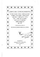 Cover of: Libro del conoscimiento, de todos los reinos y tierras y señoríos que son por el mundo, escrito por un franciscano español a mediados del siglo XIV
