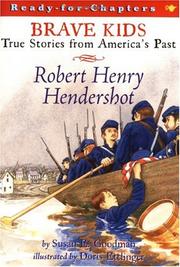 Cover of: Robert Henry Hendershot | Susan E. Goodman