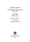 Cover of: Dos opúsculos isabelinos: La coronación de la señora Gracisla (BN MS. 22020) y Nicolás Núñez, Cárcel de Amor