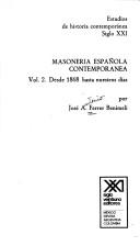 Cover of: Masonería española contemporánea