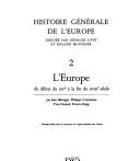 Cover of: Histoire générale de l'Europe