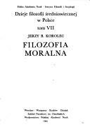 Cover of: Filozofia moralna